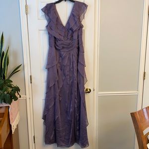 David’s Bridal purple formal dress- size 18W- only worn twice